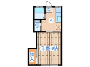 コ－ポ内藤の物件間取画像